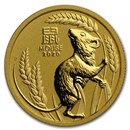 2020 Australia 1/4 oz Gold Lunar Mouse BU (Series 3) 2020 Australia 1/4 oz Gold Lunar Mouse BU (Series 3)
